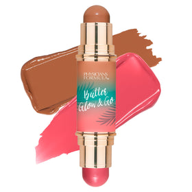 Physicians Formula Butter Glow & Go front view showing dual-ended stick and shade labels for quick selection