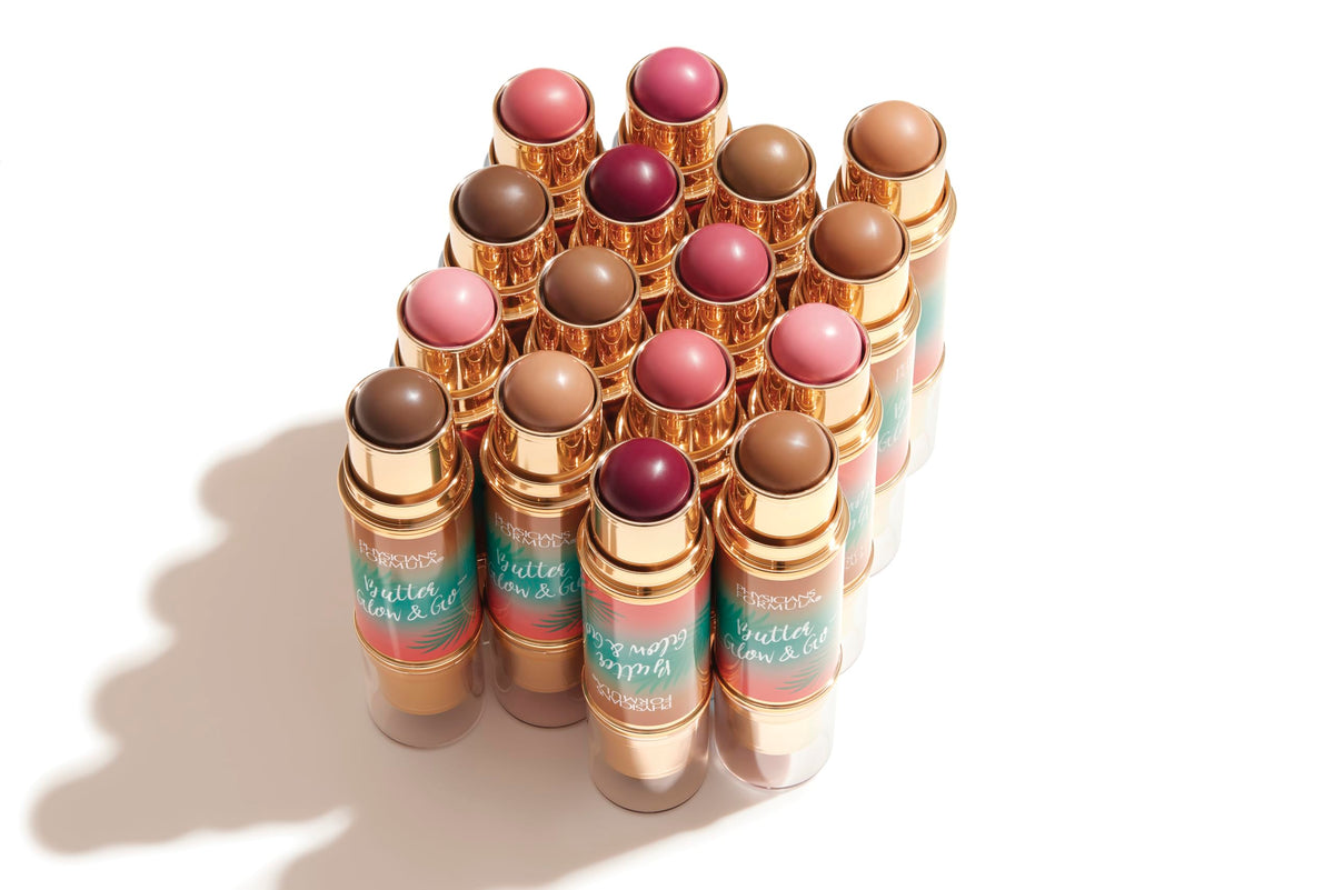 Physicians Formula label and open cap detail highlighting ingredients and clean formulation