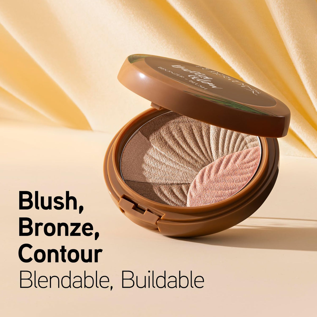 Physicians Formula open pan close-up showing creamy texture and smooth finish