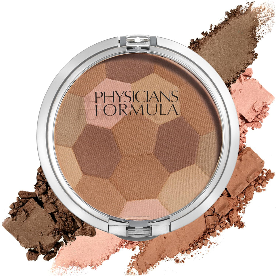 Physicians Formula compact front view showing sleek packaging and portability benefit