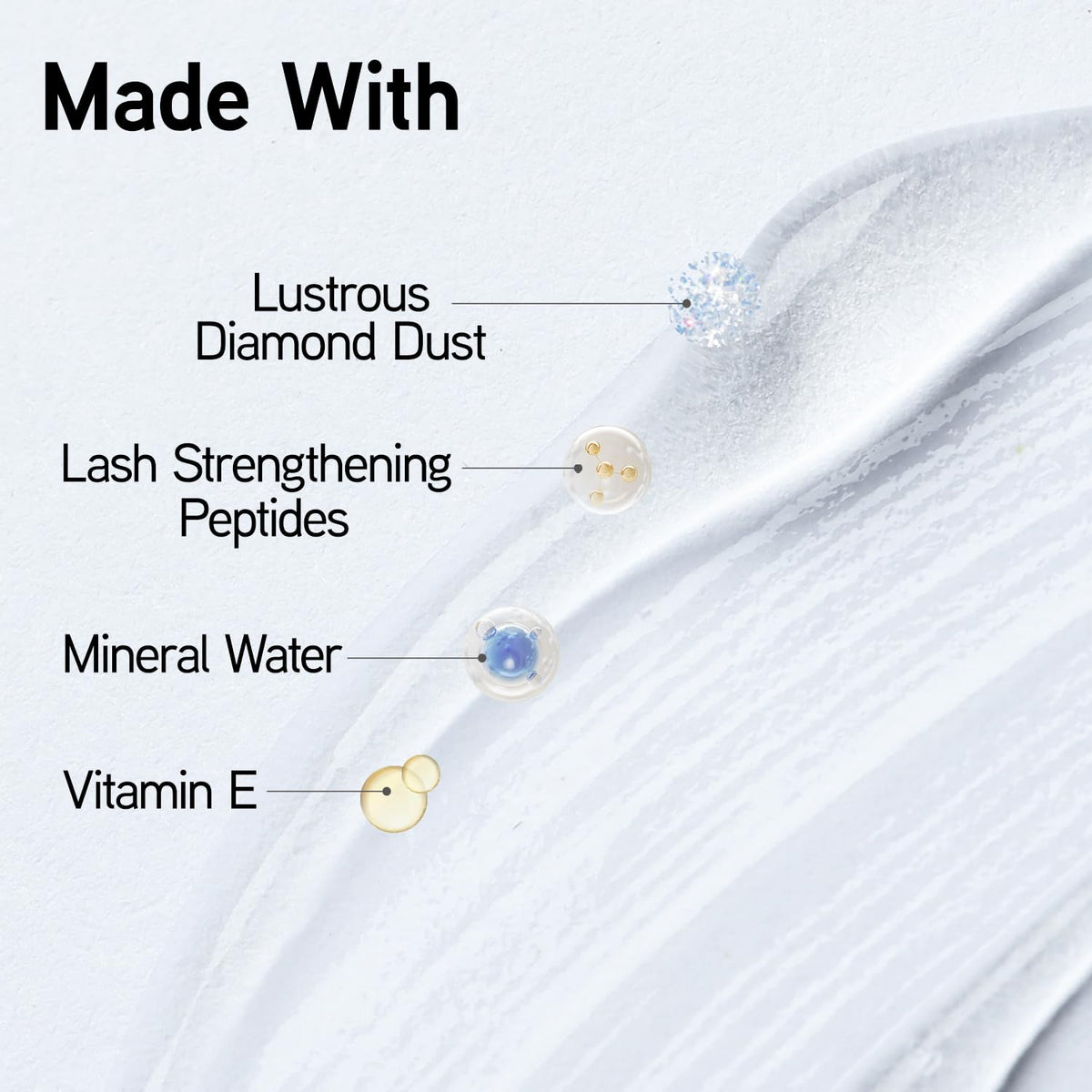 Physicians Formula wand and bristles delivering precise grooming benefit