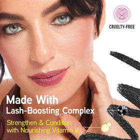 Physicians Formula eyeliner applied along lash line demonstrating smudge-resistant wear