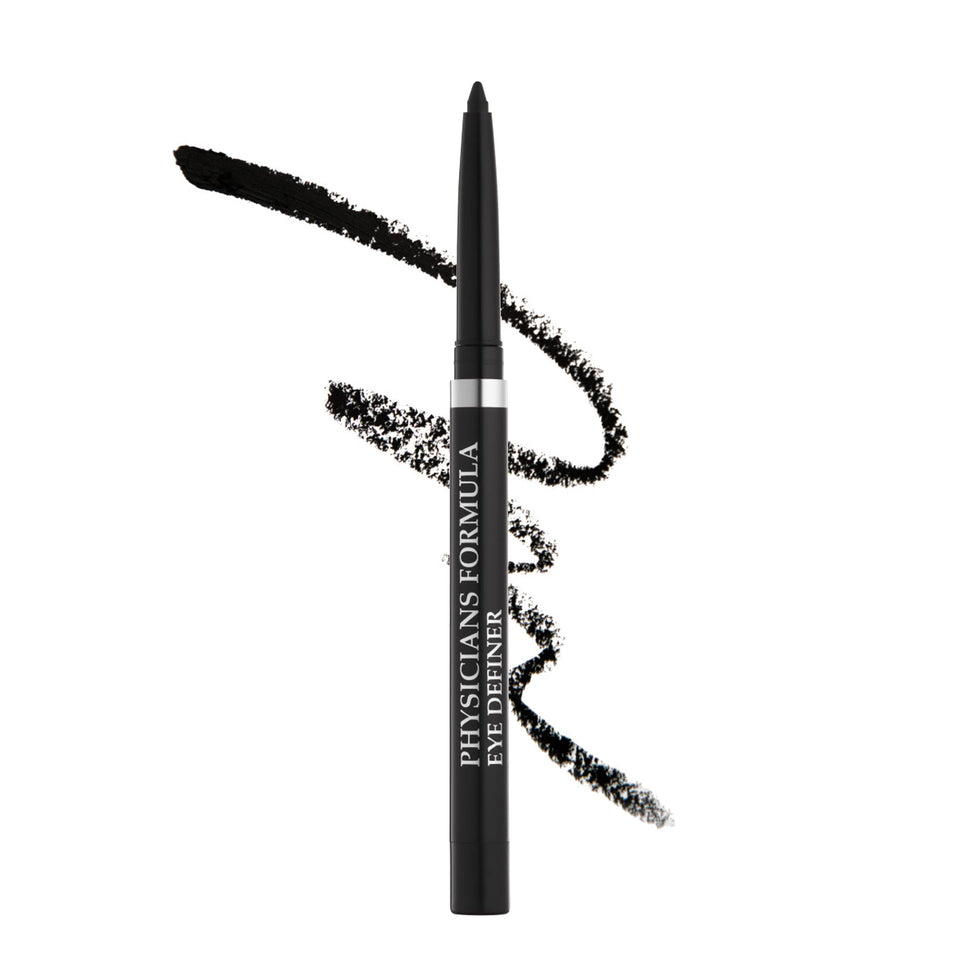 Physicians Formula front packaging showing pencil and branding, clear product benefit