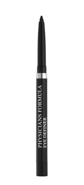 Physicians Formula pencil held in hand to show size and travel-friendly convenience