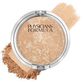 Physicians Formula compact front view showing Buff Beige and packaging benefit
