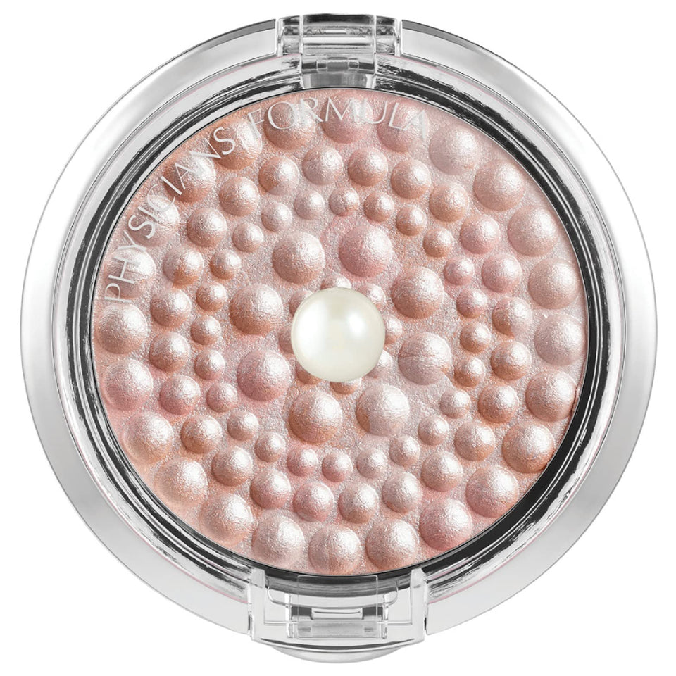 Physicians Formula compact front view showing Translucent Pearl and mirror for on-the-go radiance