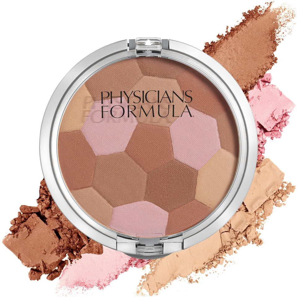 Physicians Formula compact front view showing sleek packaging and travel-ready size