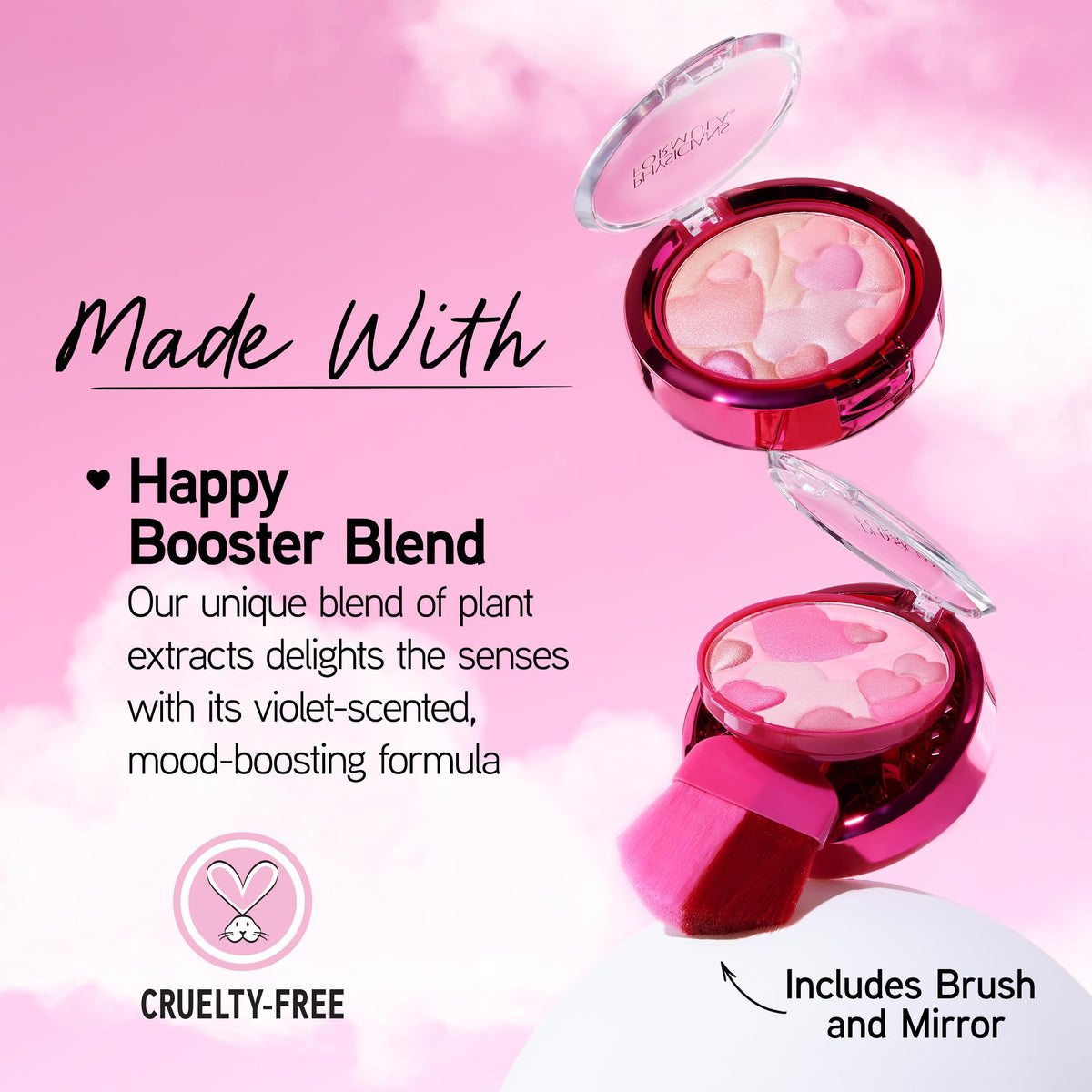 Physicians Formula blush tucked inside a makeup bag showing portability and daily use