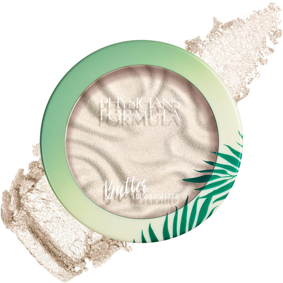 Physicians Formula front packaging showing pearl highlighter and product benefit