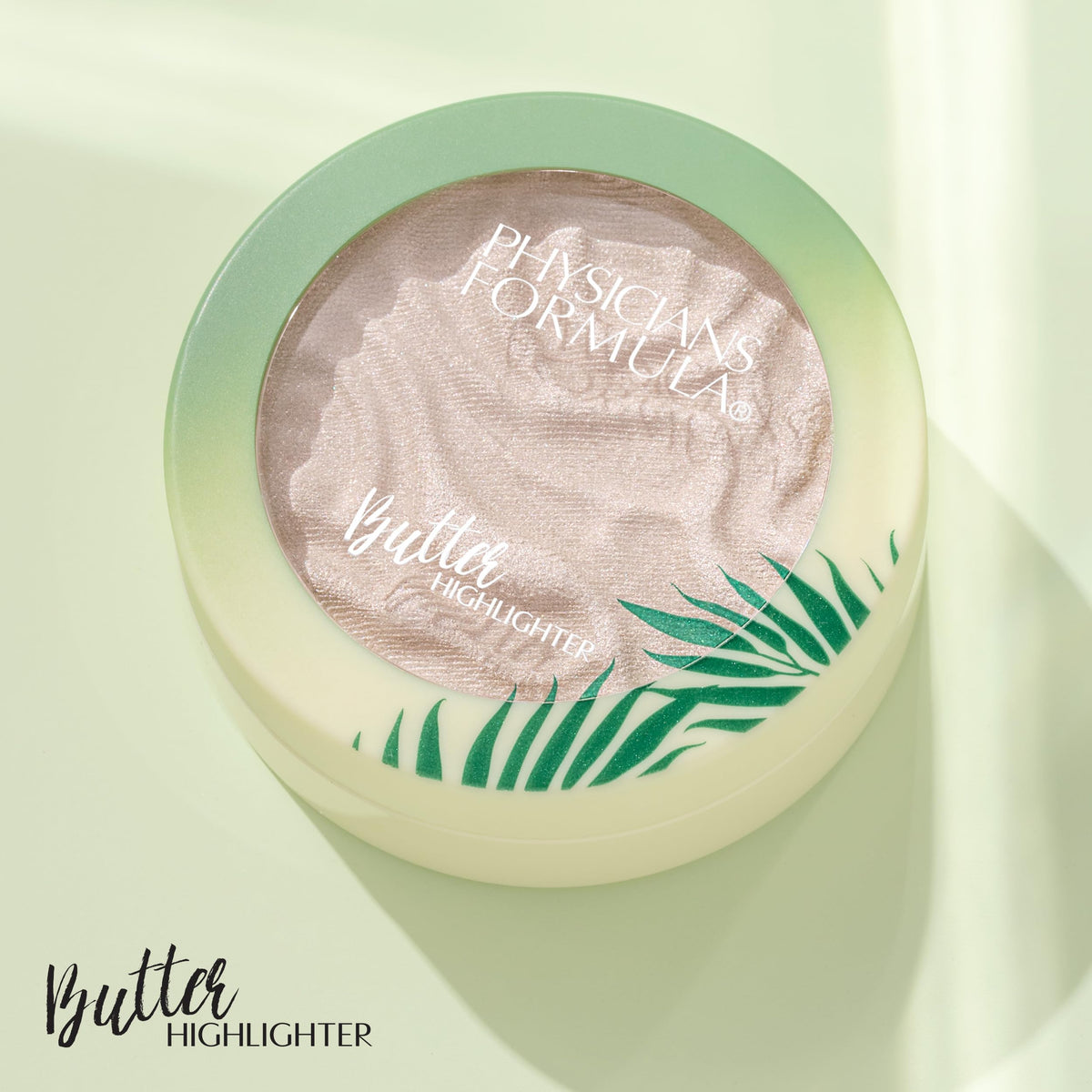 Physicians Formula highlighter on model showing natural luminous cheekbone glow