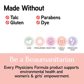 Physicians Formula lifestyle image wearing gloss for fuller-looking lips