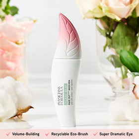 Physicians Formula mascara texture swatch on skin showing smooth buildable finish