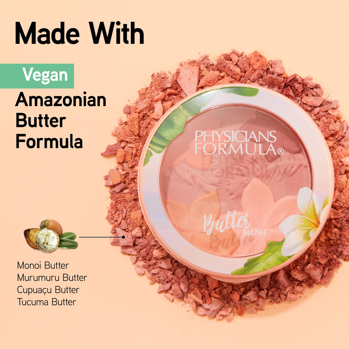 Physicians Formula close-up texture showing creamy powder for smooth blending