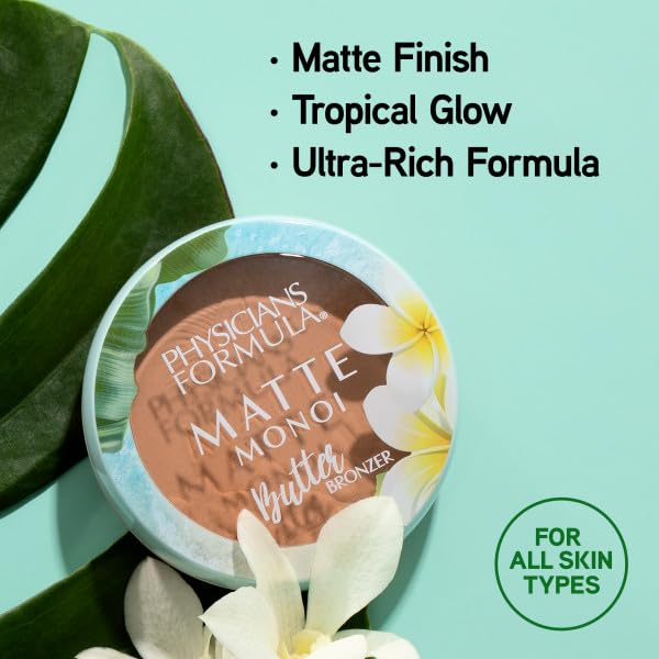 Physicians Formula close-up of powder texture revealing creamy matte finish for smooth blend