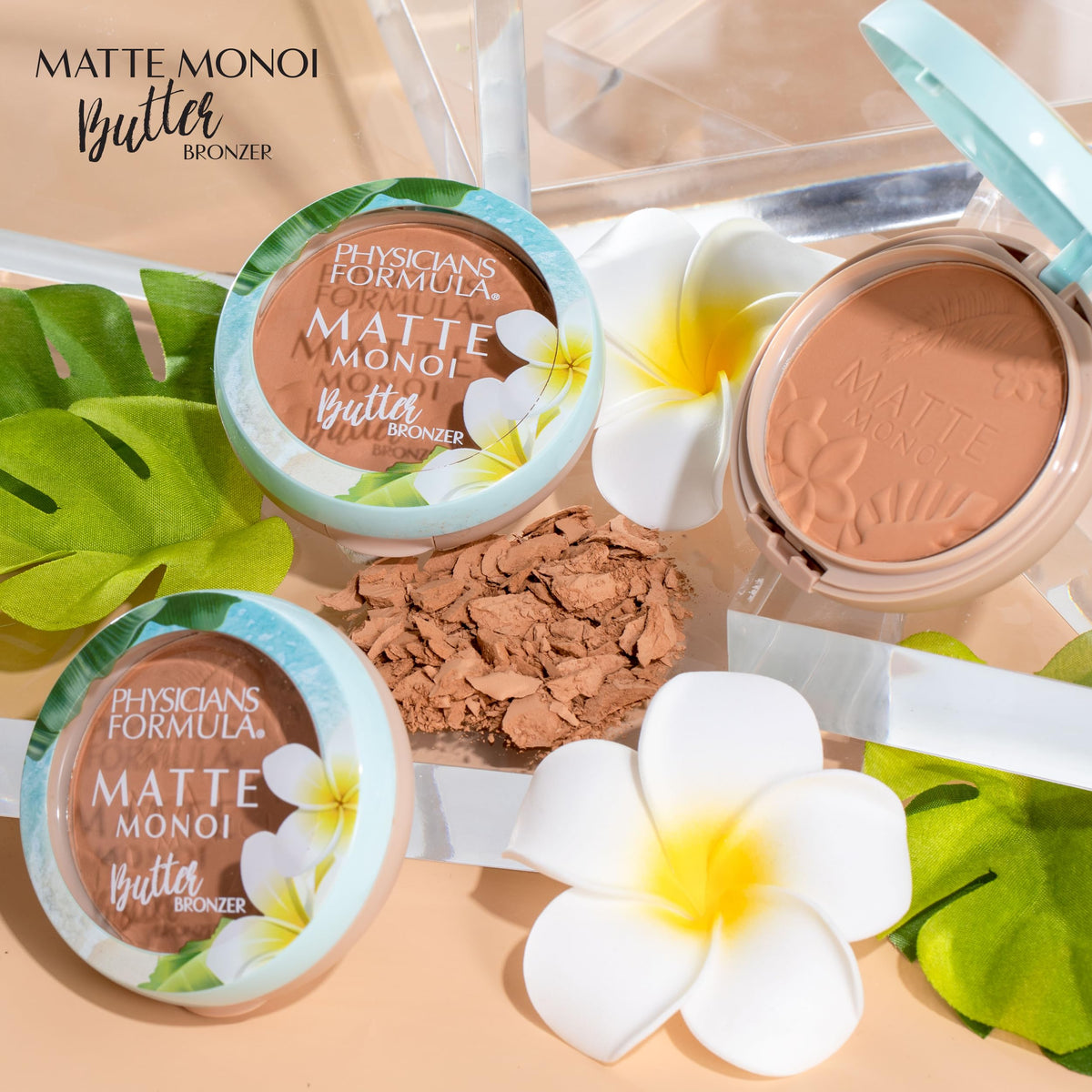 Physicians Formula bronzer next to a coin to show compact size and travel-friendly convenience