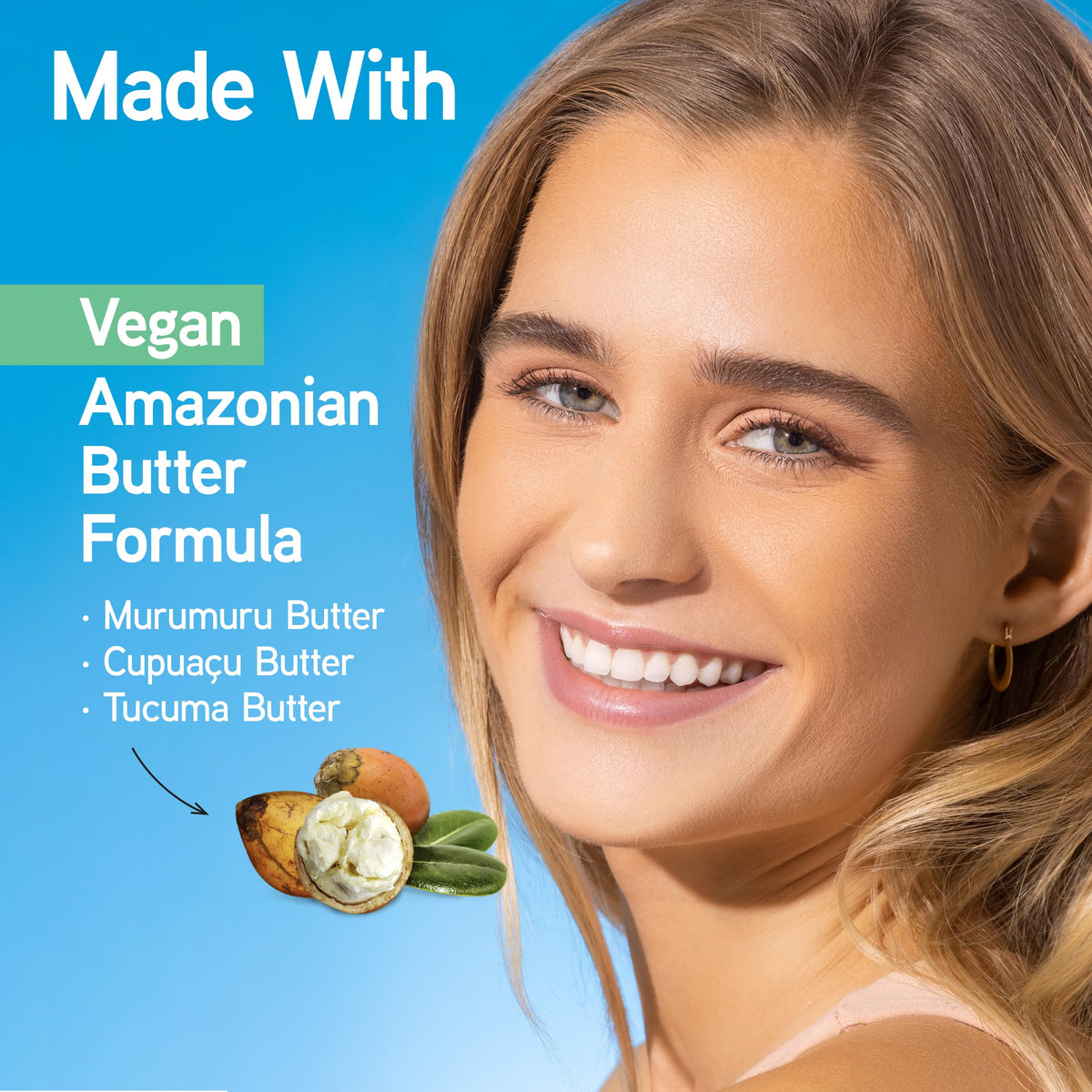 Physicians Formula murumuru butter texture close-up revealing creamy moisturizing finish