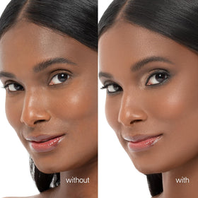 Physicians Formula close-up of matte texture demonstrating smooth blendability and soft finish