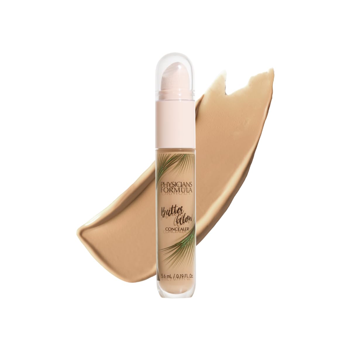 Physicians Formula concealer packaging front showing Medium-to-Tan shade and glowing finish