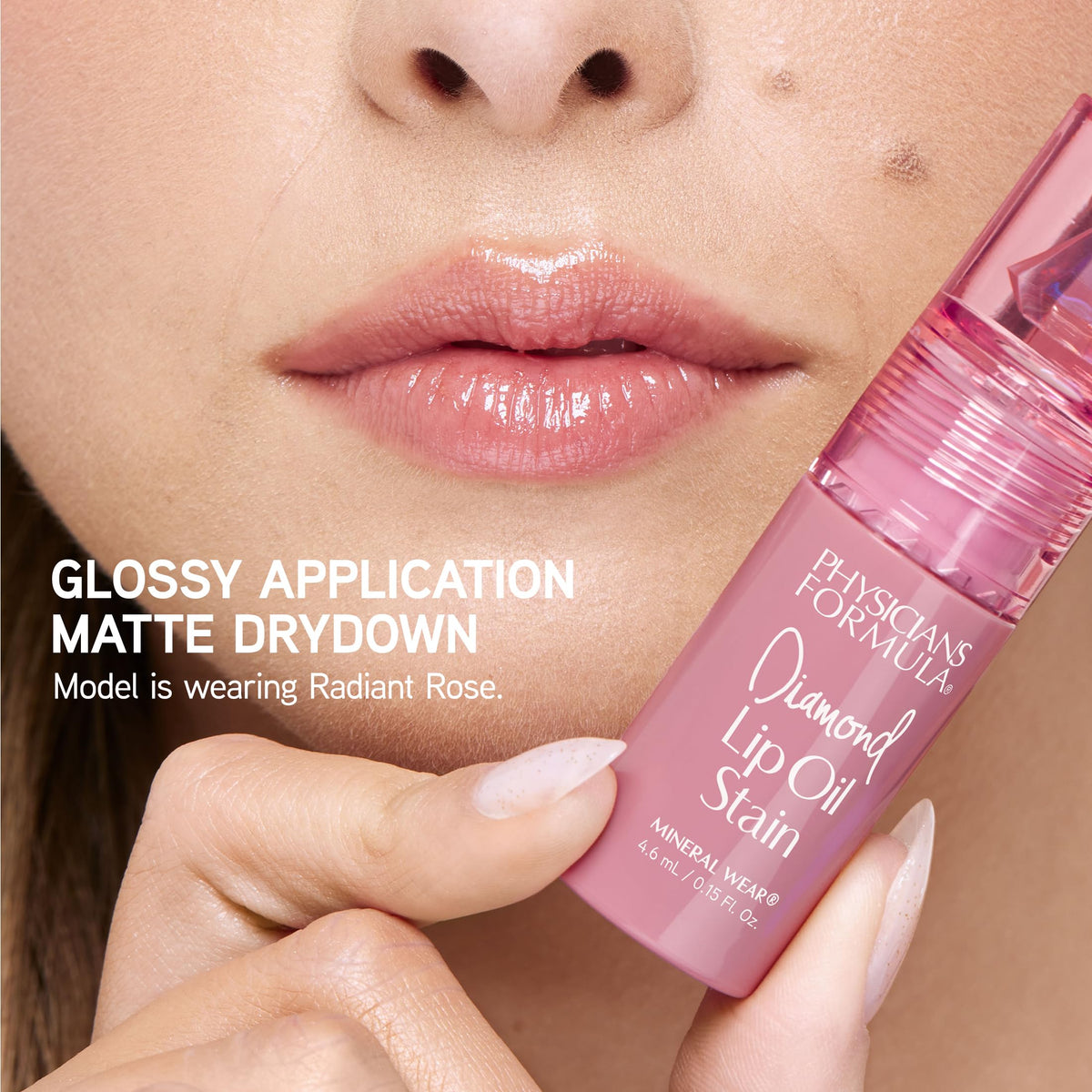 Physicians Formula radiant rose in a purse scene ready for on-the-go touchups