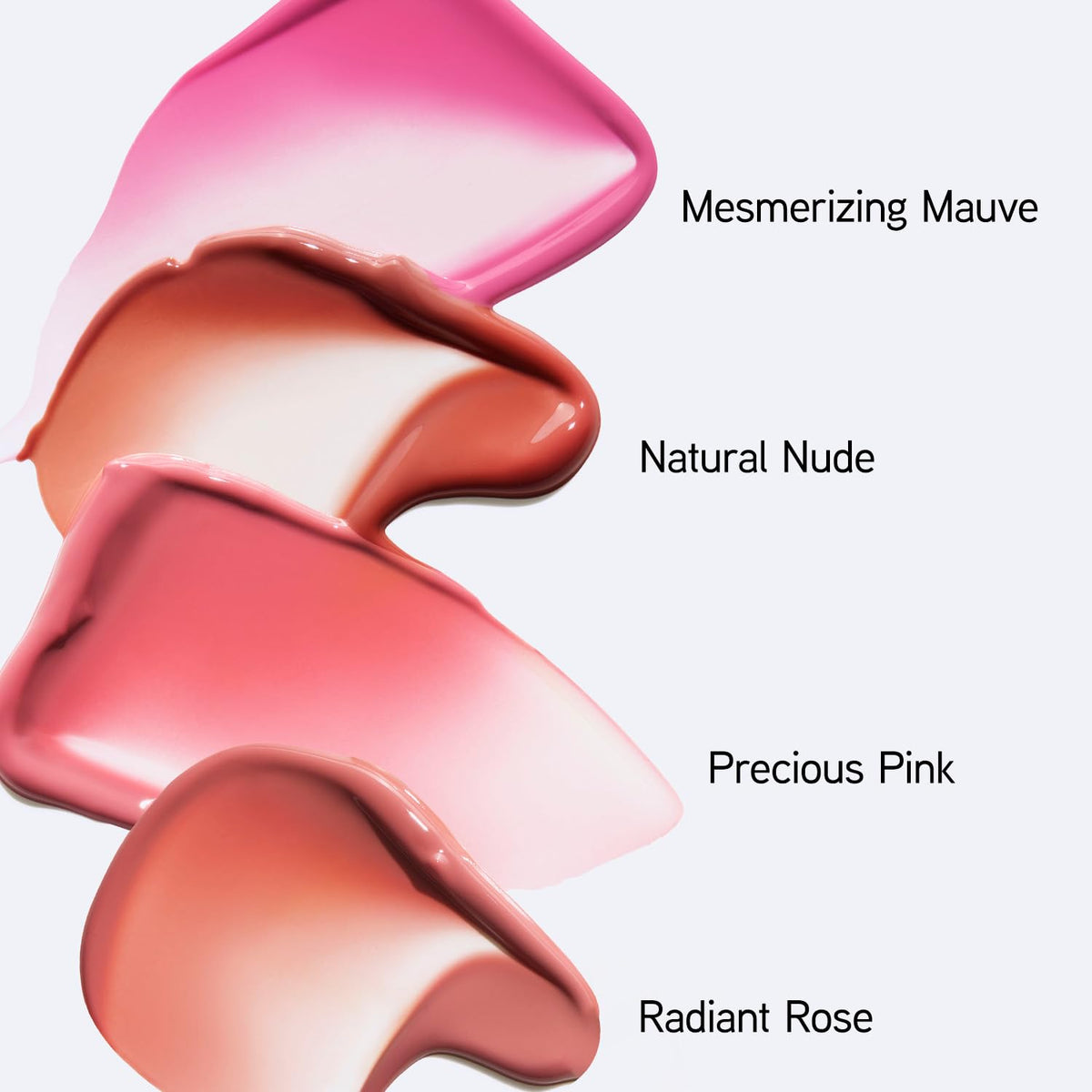 Physicians Formula radiant rose texture swirl showing glossy-to-matte finish