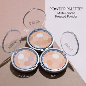Physicians Formula compact in hand for scale showing portable size and on-the-go convenience