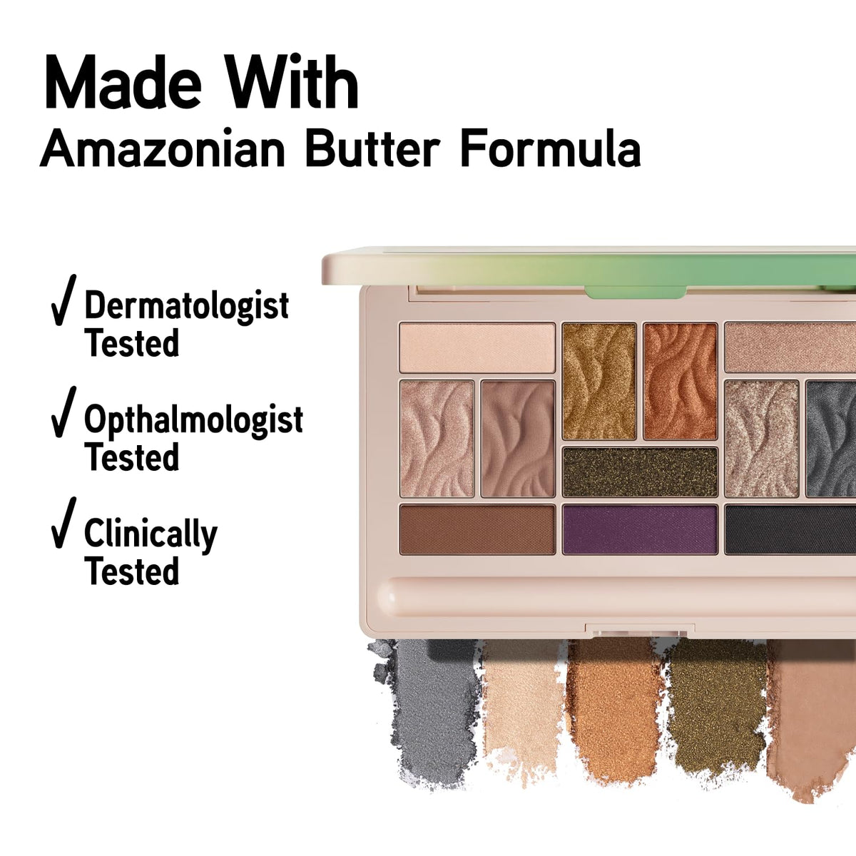 Physicians Formula palette held in hand to show scale and travel-friendly compact benefit