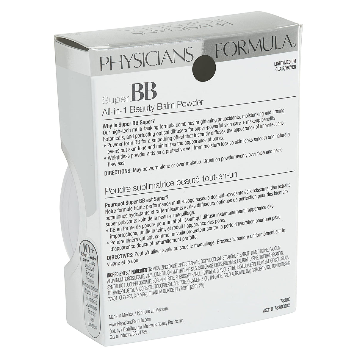 Physicians Formula in bathroom routine, showing quick daily application benefit