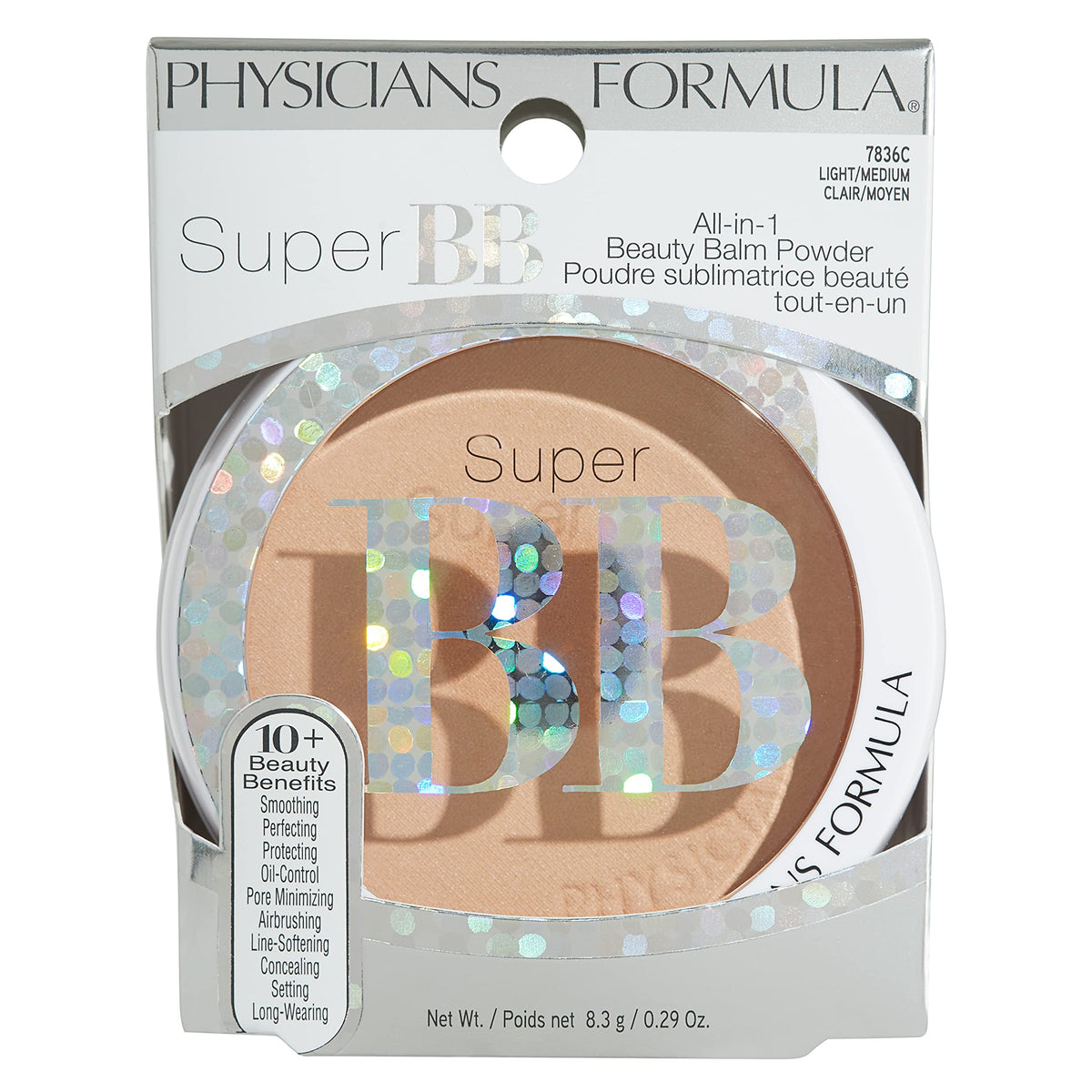 Physicians Formula powder placed beside concealer to illustrate layering benefits