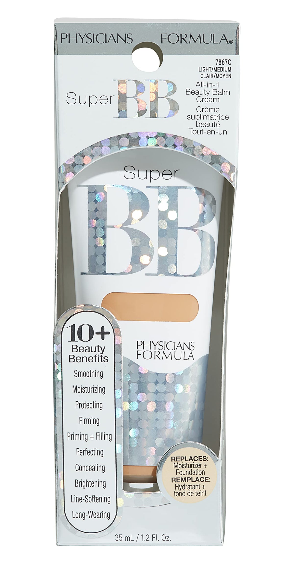 Physicians Formula cream texture close-up showing smooth blendability for natural-looking coverage