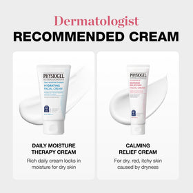 PHYSIOGEL in a clinical setting suggesting dermatologist recommendation