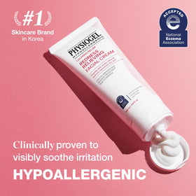 PHYSIOGEL cream being applied to skin for quick soothing relief