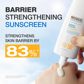 PHYSIOGEL creamy milky texture close-up demonstrating fast absorption
