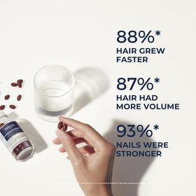 PHYTO Phytophanère bottle on bathroom counter suggesting daily routine use