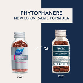 PHYTO Phytophanère soft capsules close-up showing smooth texture for easy swallowing