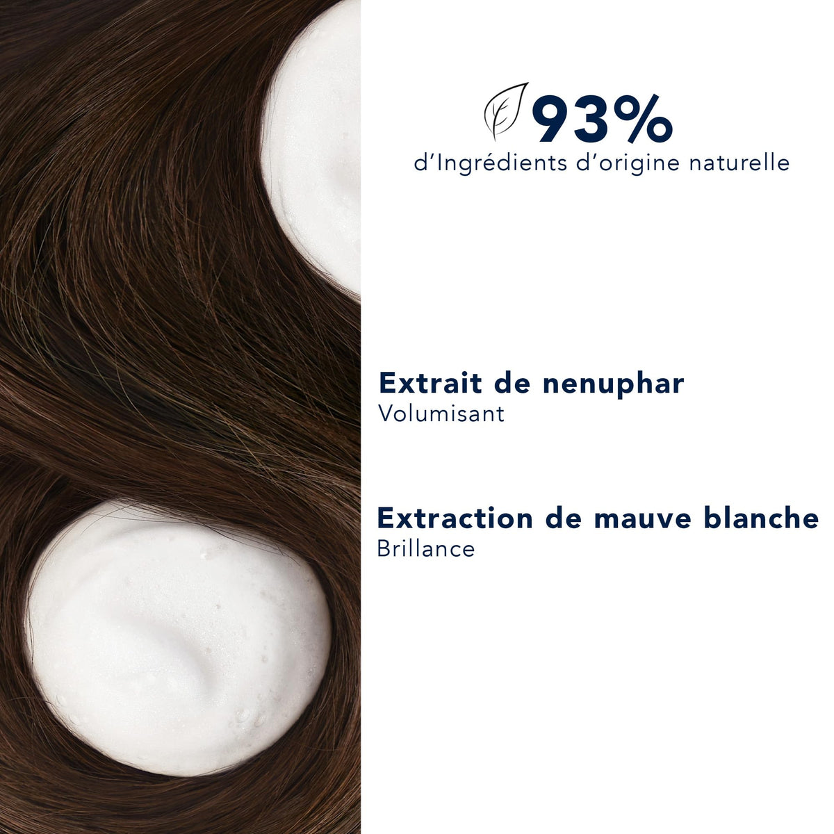 PHYTO volume mist on hair strands adding texture and lightweight body