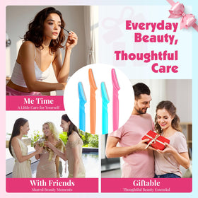 Phyyixs razors in soothing spa setting showing gentle grooming at home