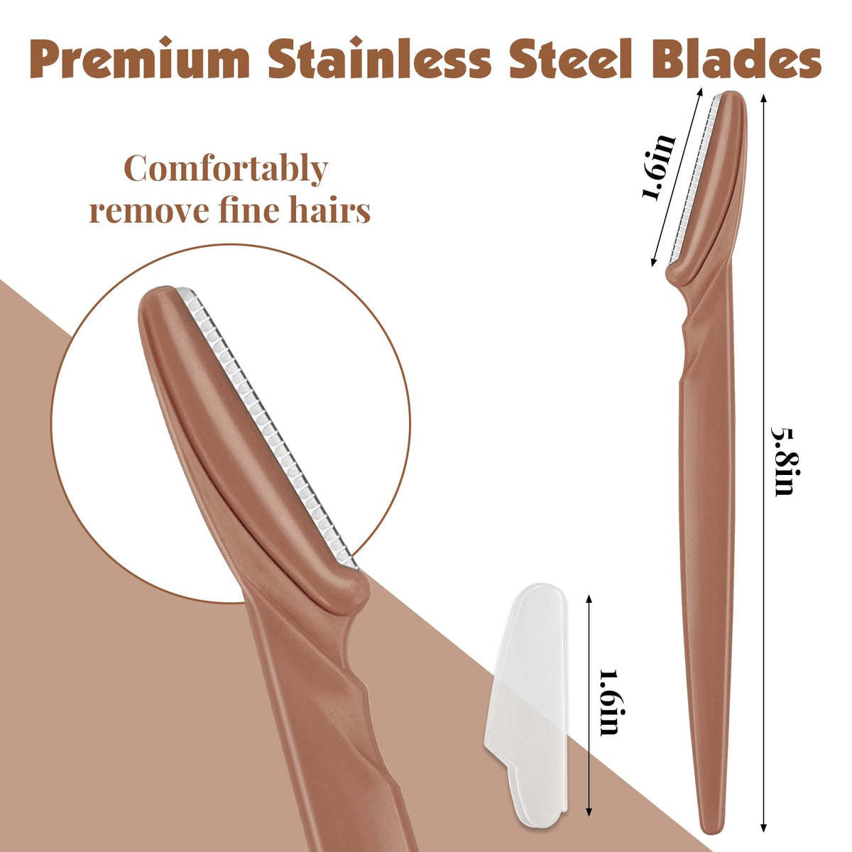 Phyyixs close-up of stainless-steel blade highlighting sharpness and precision