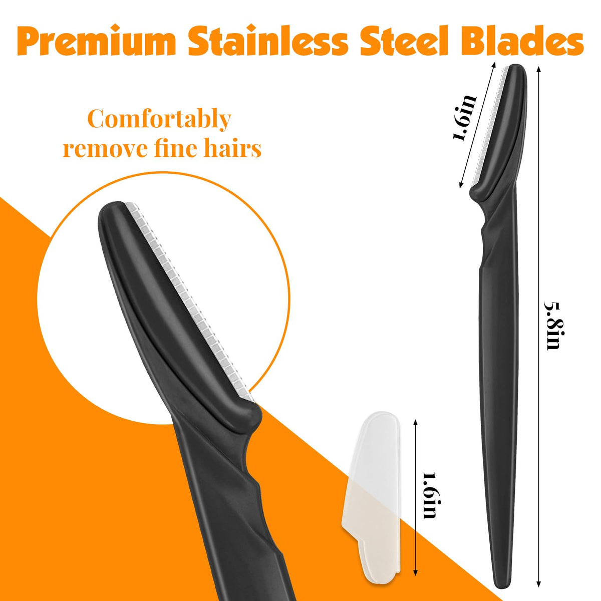 Phyyixs close-up of blade detail highlighting sharp rust-resistant edge