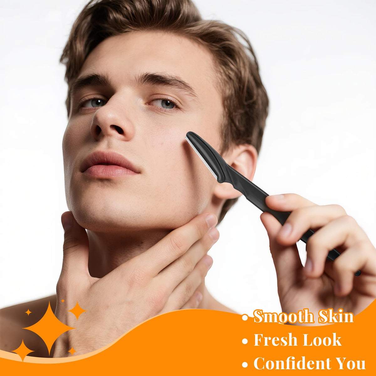 Phyyixs razor beside coin showing compact size and travel-friendly benefit