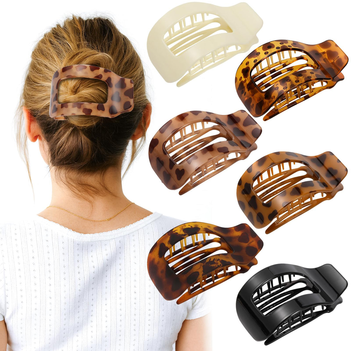 phyzylvia front packaging showing six tortoise and neutral clips, convenient set