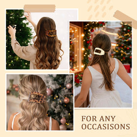 phyzylvia worn in half-up hairstyle, secure hold for daily styling