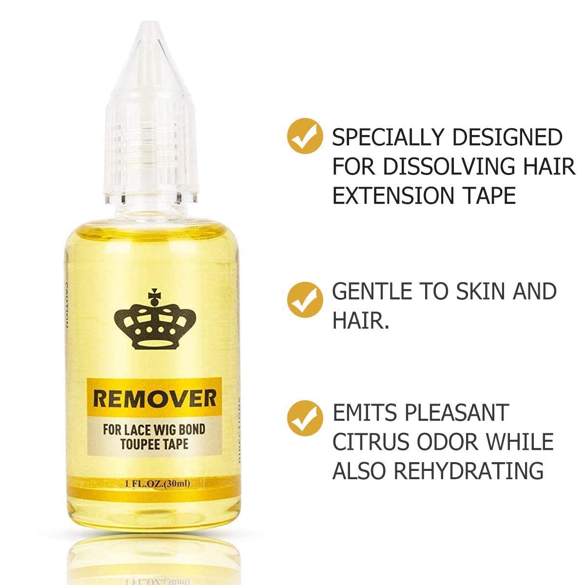 piaou bottle beside hands for scale illustrating compact size for salon or travel