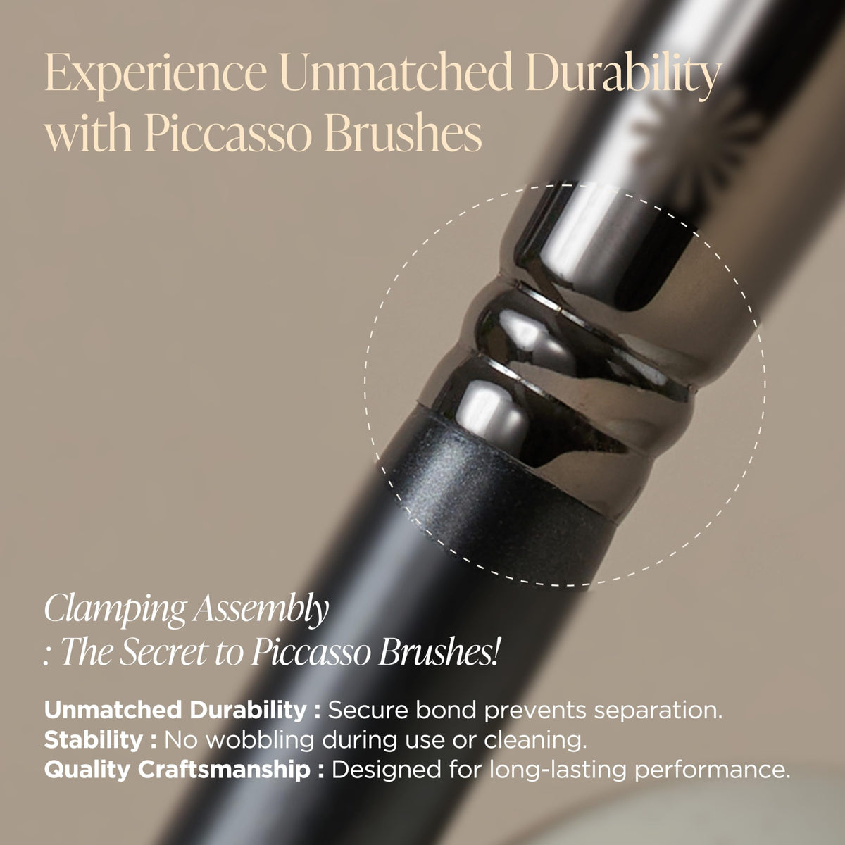 Piccasso FB11 applying liquid foundation for even, streak-free coverage