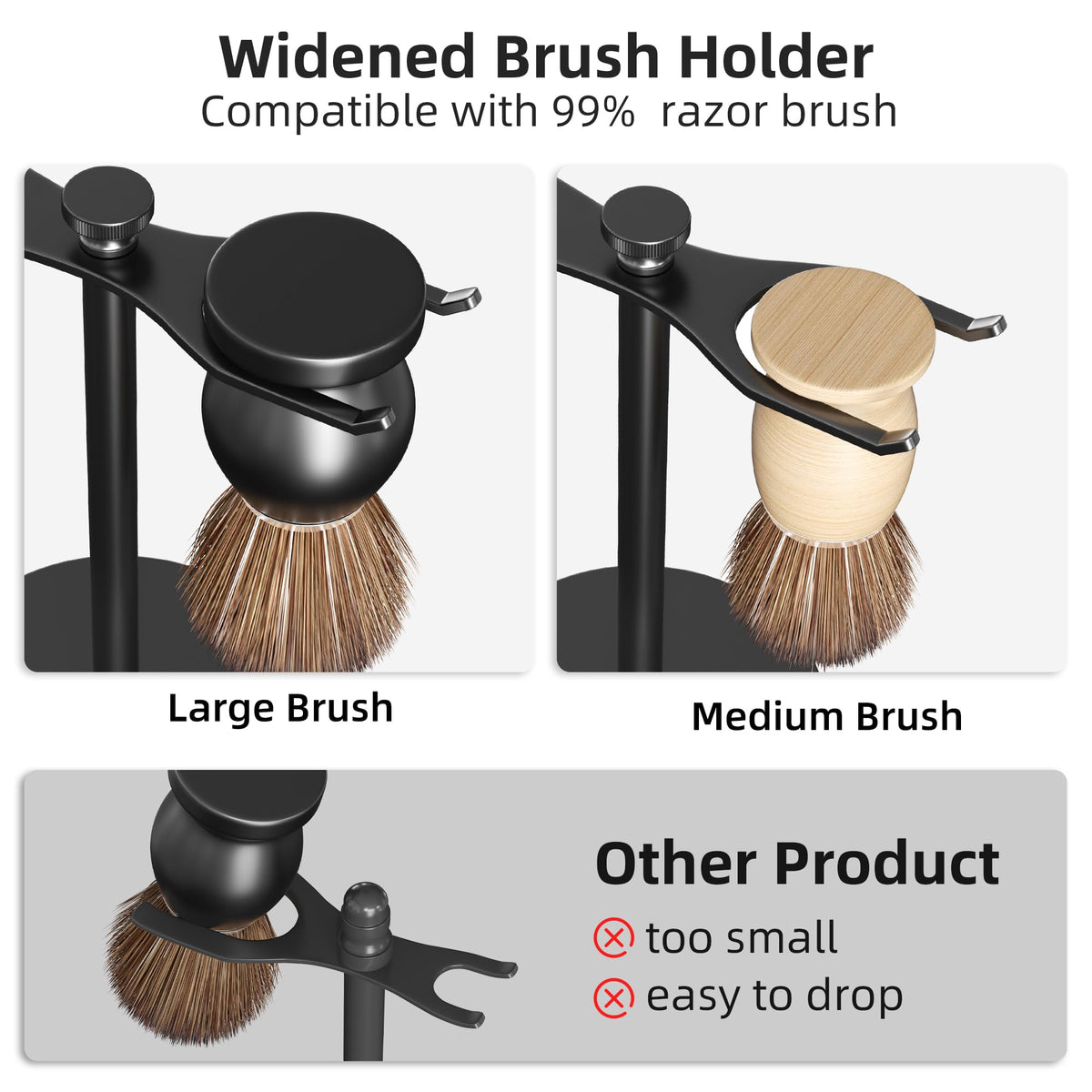 pickpiff close-up of brush cradle protecting bristles and promoting drying