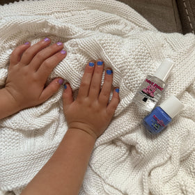 Piggy Paint lifestyle playdate scene showing fun safe manicure activity benefit