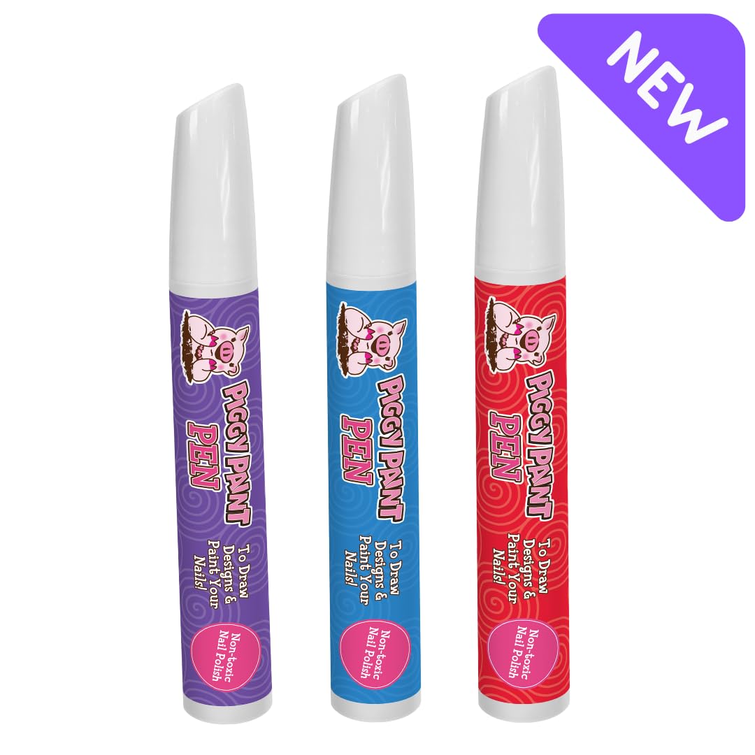 Piggy Paint pen tip close-up showing fine marker point for precise nail art