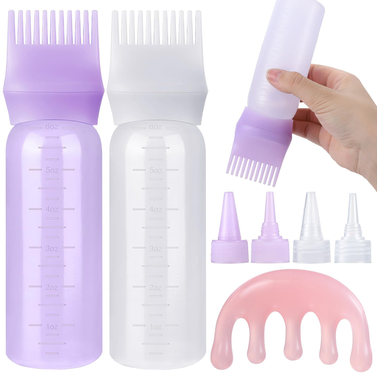 Pimoys bottle front packaging showing two-color set and included accessories for clean application
