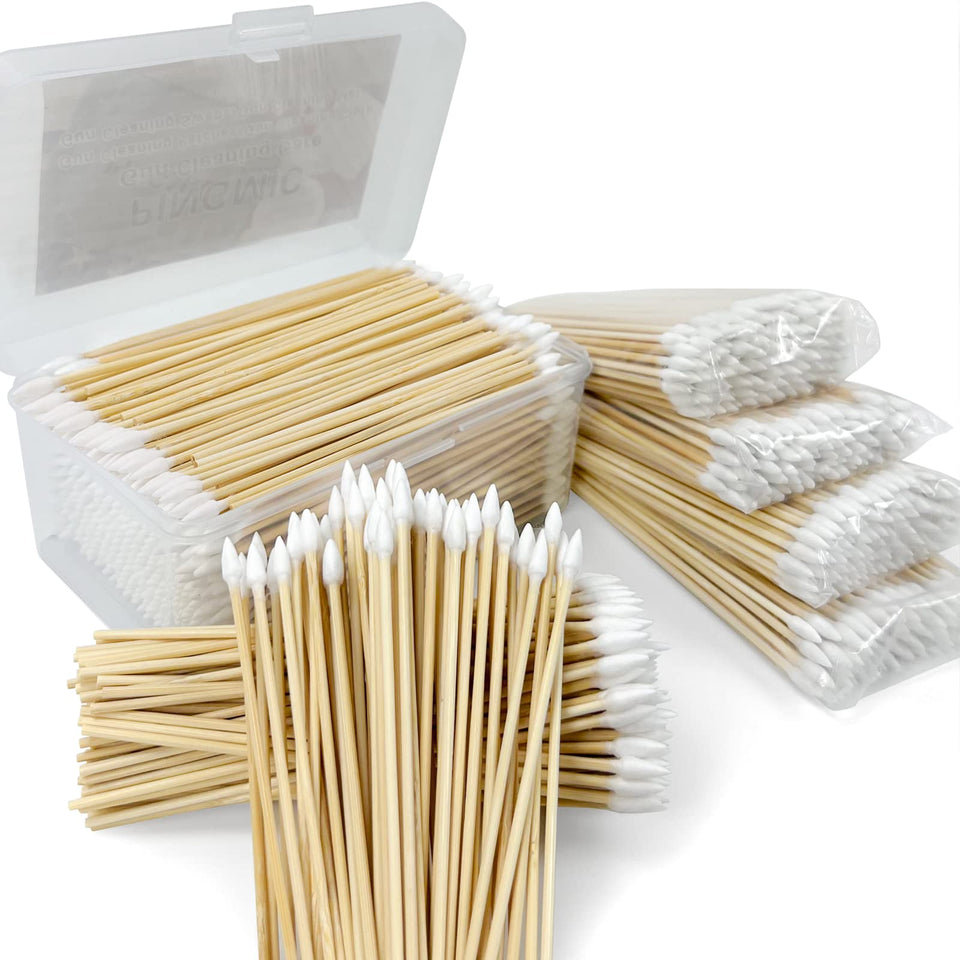 PINGMIC front package case showing 500 swabs and compact storage