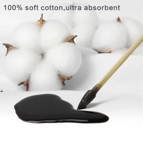 PINGMIC pointed cotton tip close-up for precise crevice cleaning