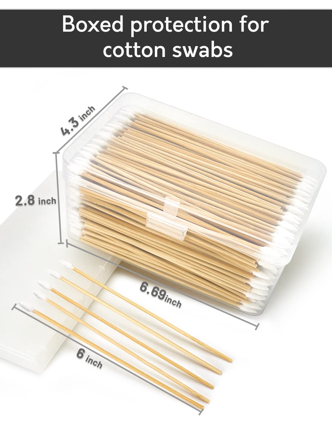 PINGMIC open storage case organizing swabs for quick access
